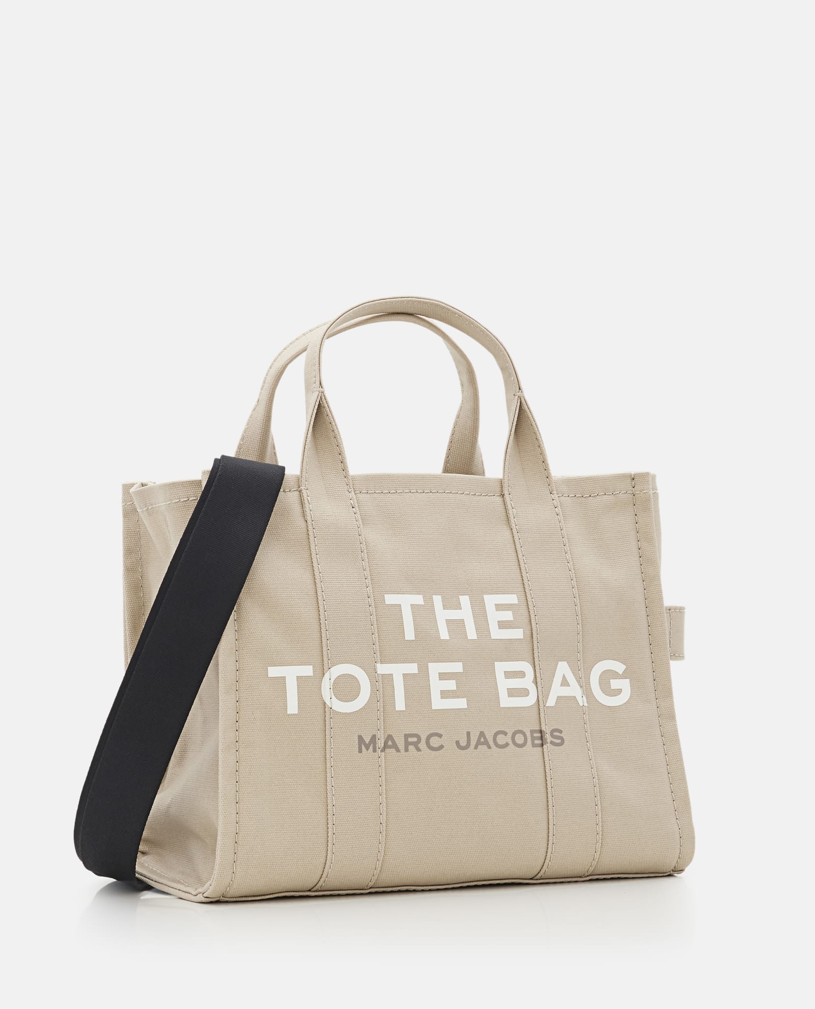 Shop Marc Jacobs The Medium Canvas Tote Bag In Beige