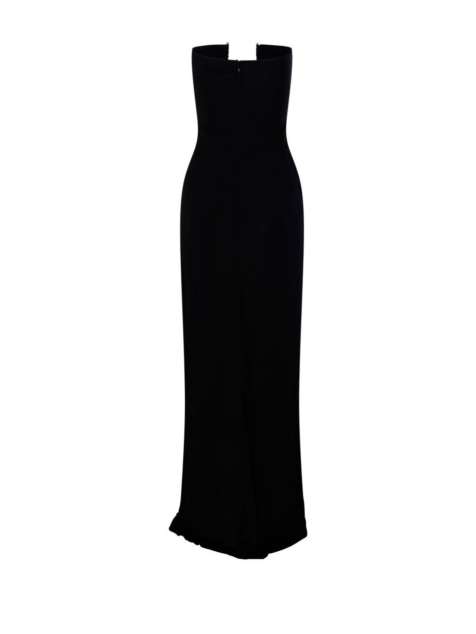 Christopher Esber Arced Palm Strapless Dress