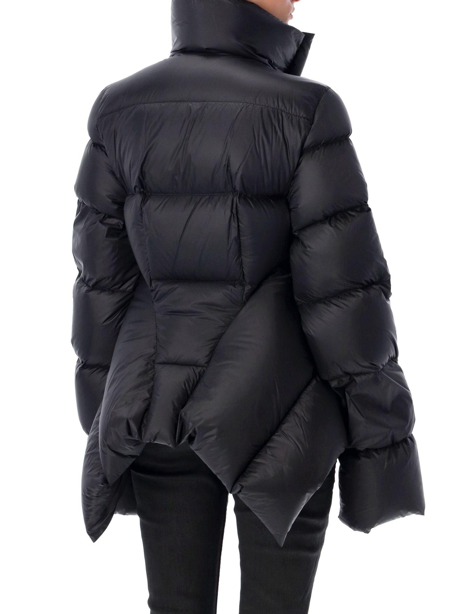 Shop Rick Owens Naska Duvet Down Jacket In Black