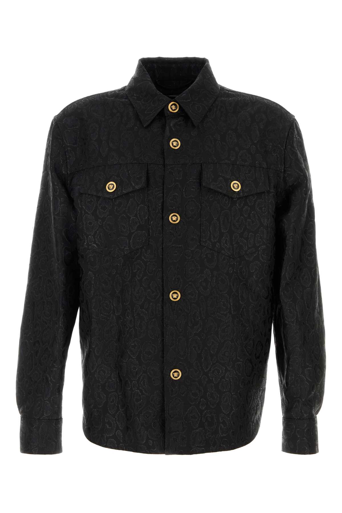 Black Jacquard Shirt