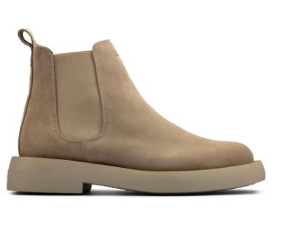 Clarks Mileno Chelsea In Sand Suede