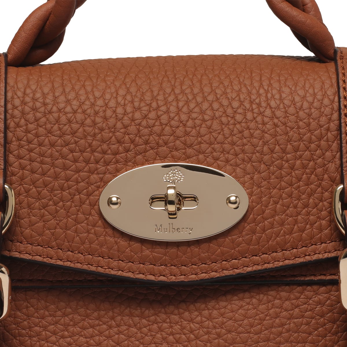 Shop Mulberry Mini Alexa Handbag In Brown