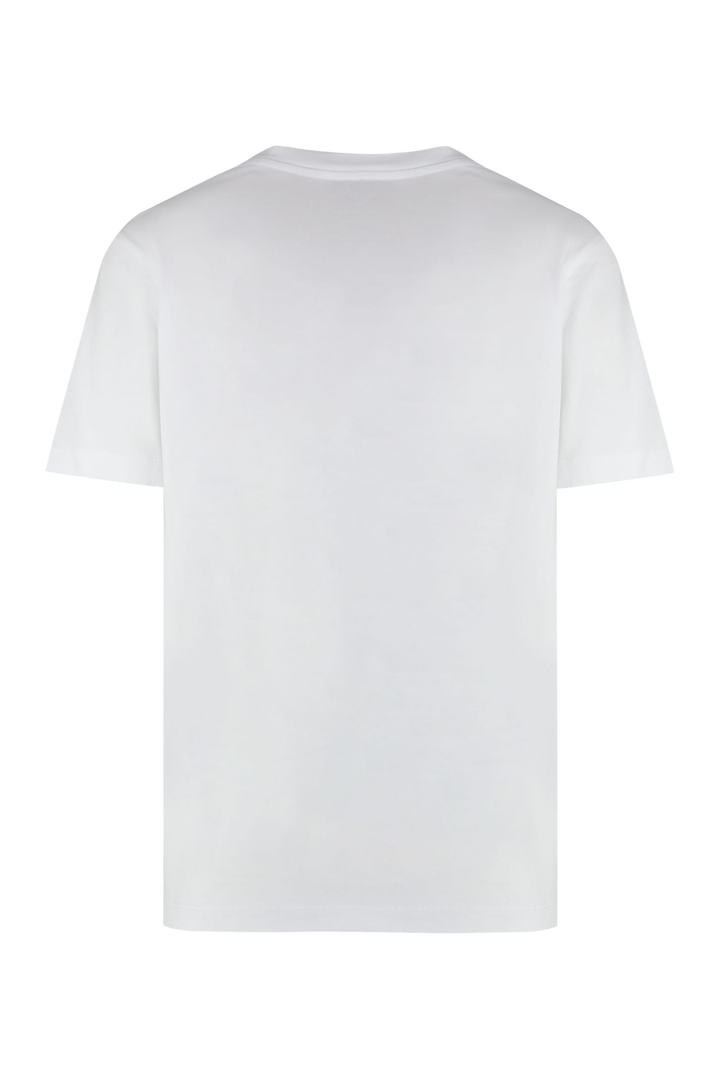 Kenzo Loose T-shirt Organic Cotton Crew Neck In White
