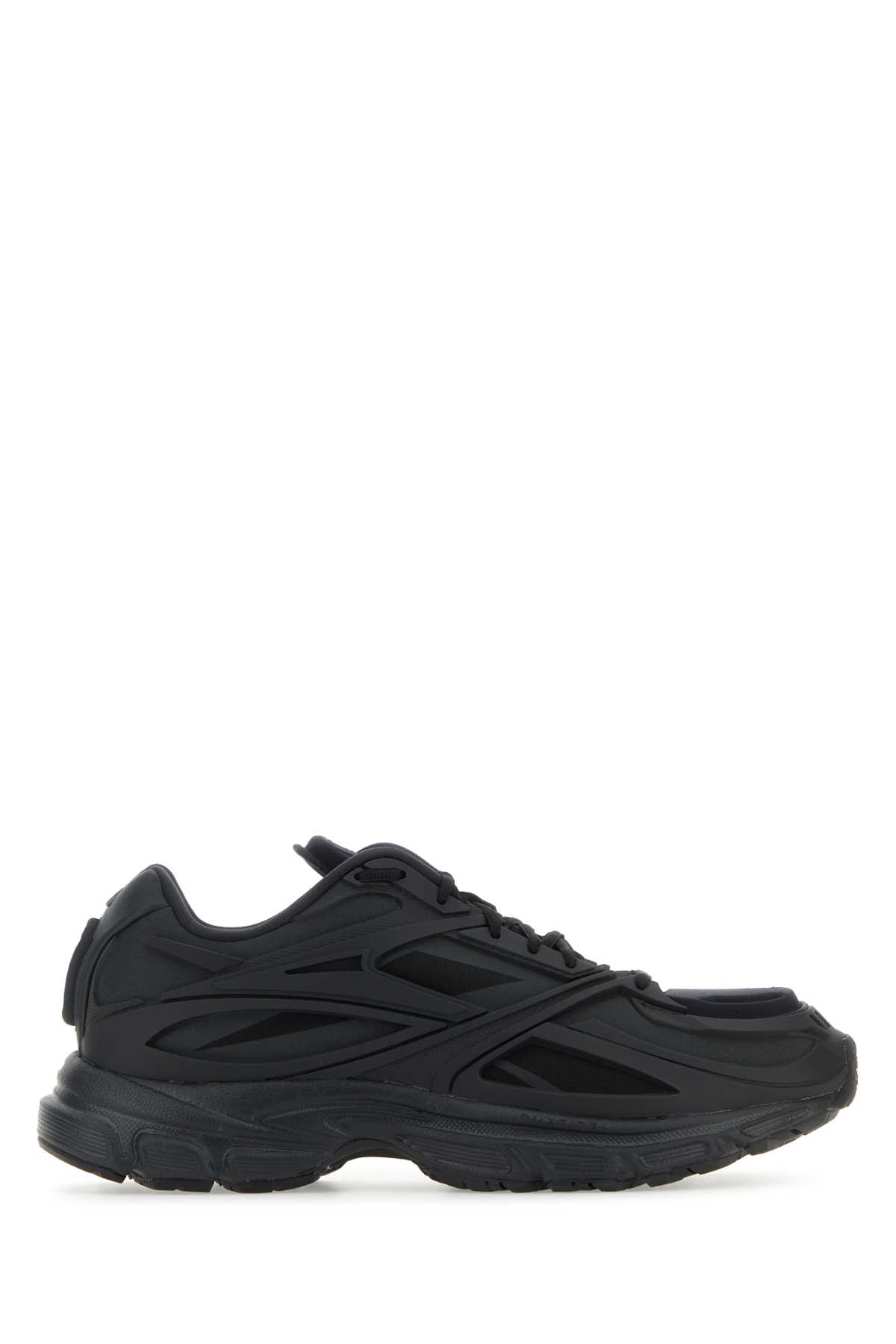 Black Fabric And Rubber Premier Road Modern Sneakers