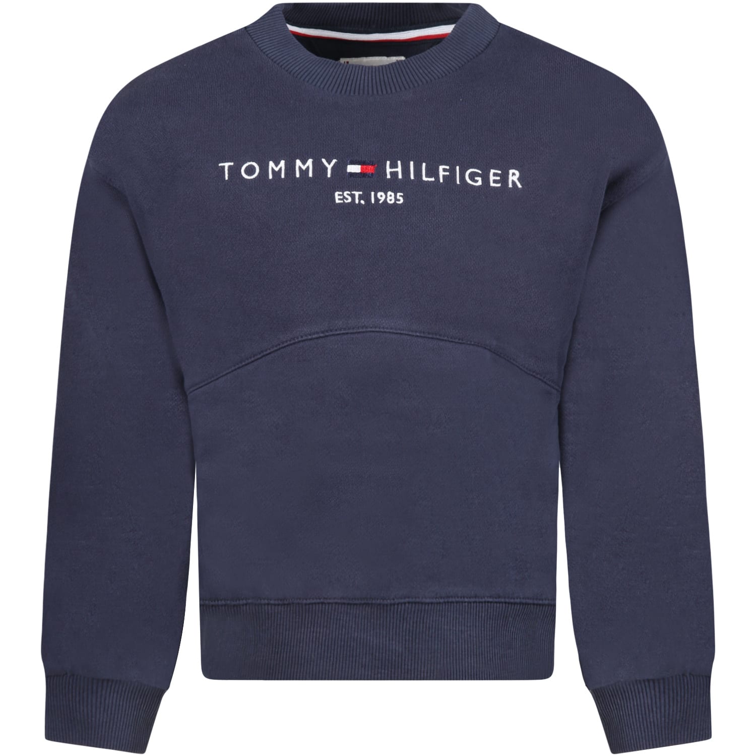 Tommy Hilfiger Blue Sweatshirt For Kids For Logo