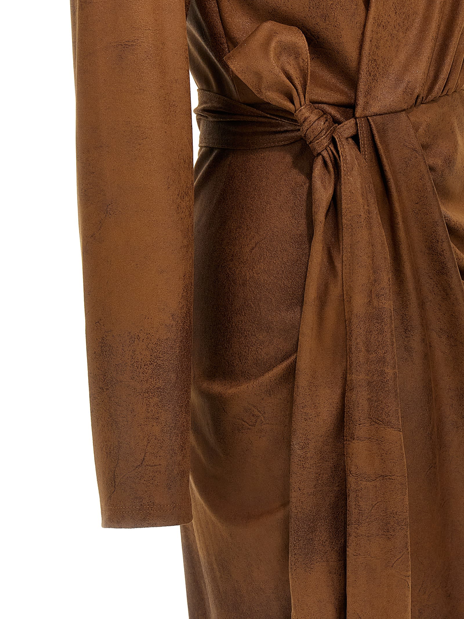 Shop Isabel Marant Aleora Dress In Brown