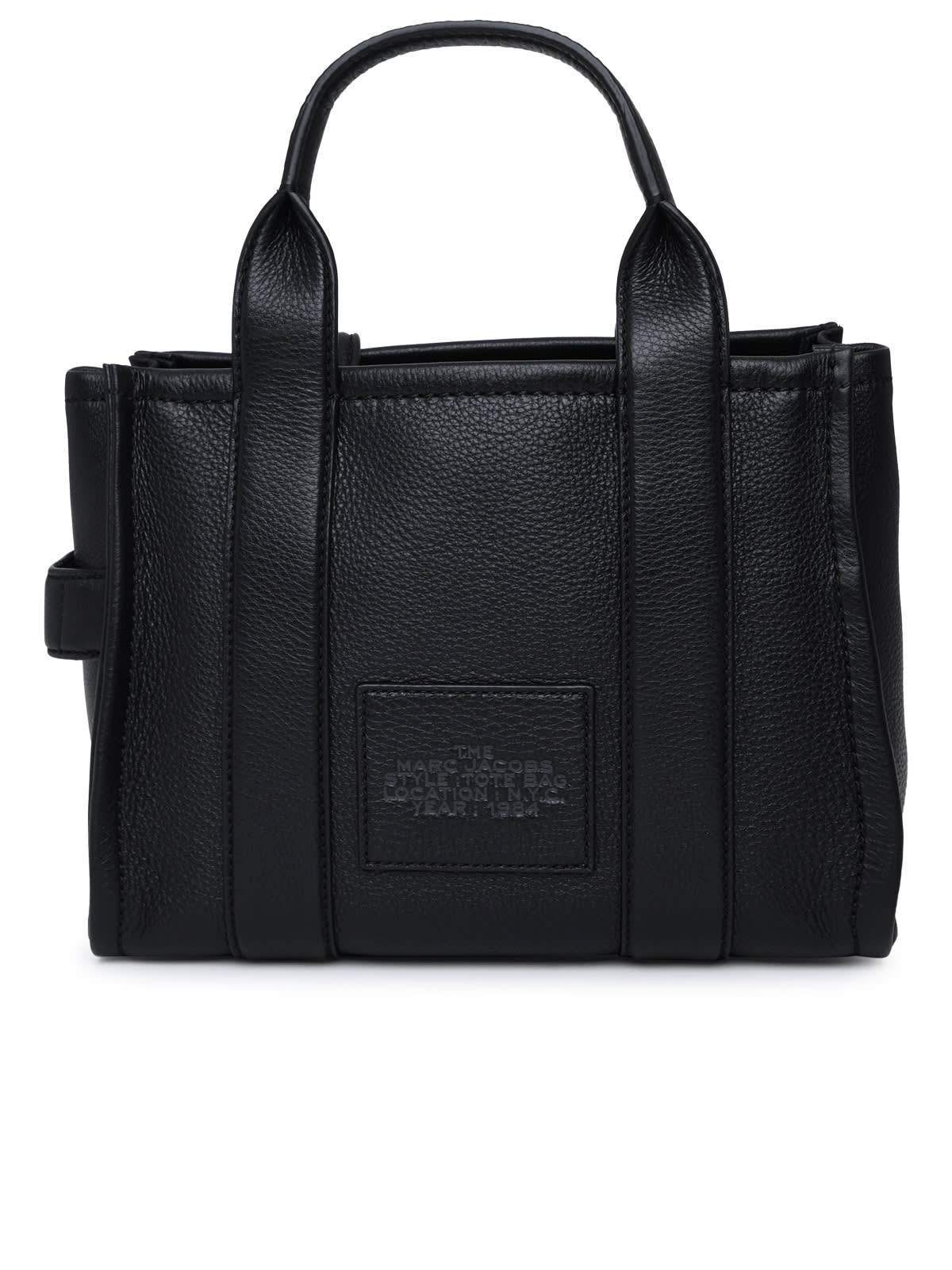 Shop Marc Jacobs The Tote Black Leather Bag