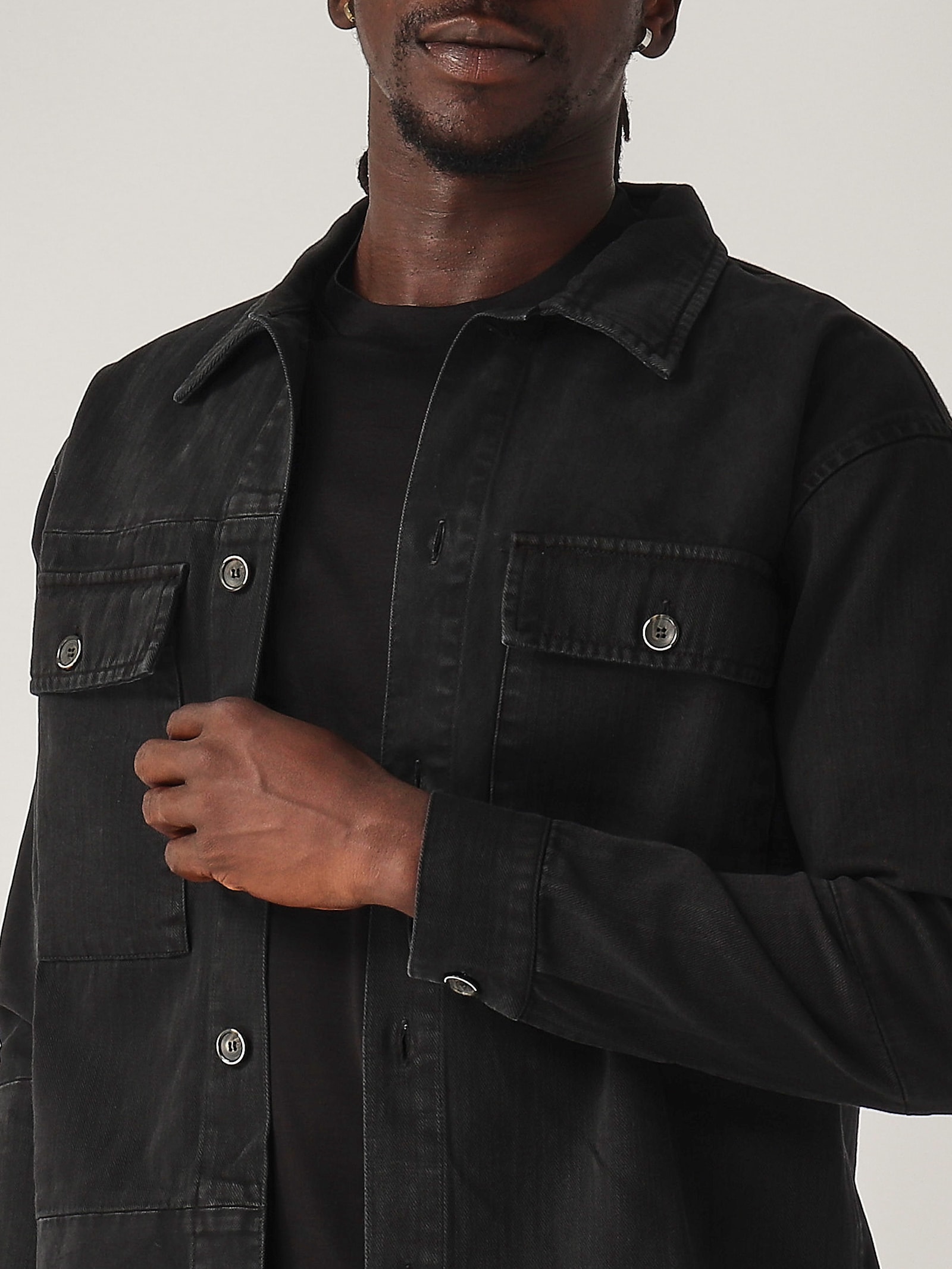 Shop Nine In The Morning Overshirt Shirt In Nero