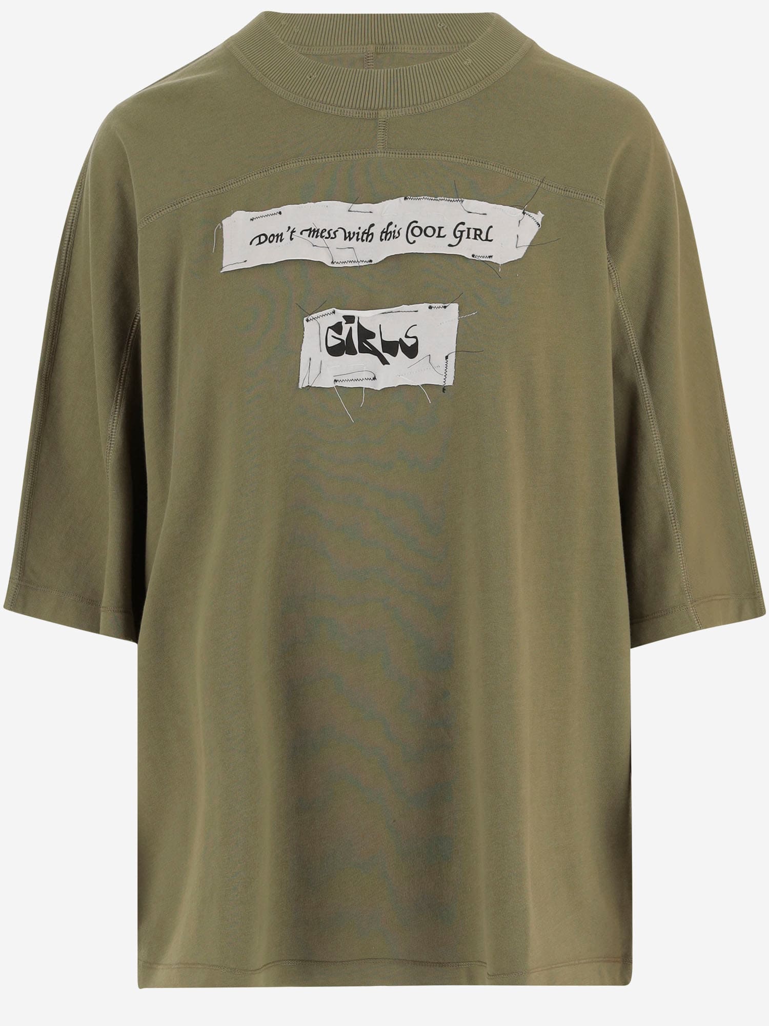 Dolce & Gabbana Cotton Jersey T-shirt In Green