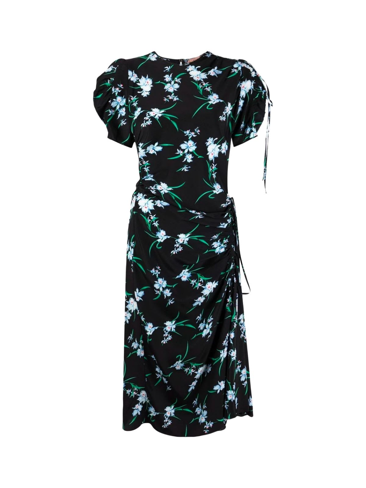 N.21 Crepe De Chine Printed Midi Dress