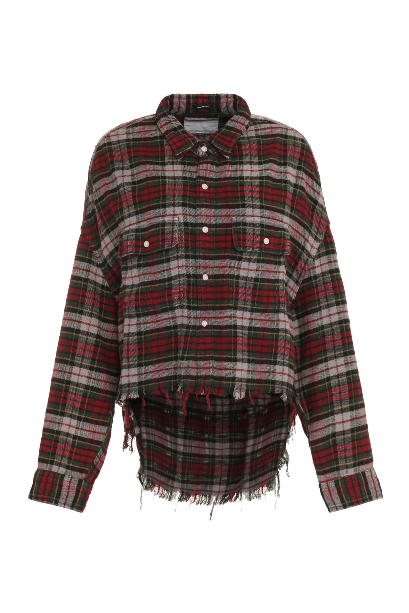 R13 Checked Flannel Shirt