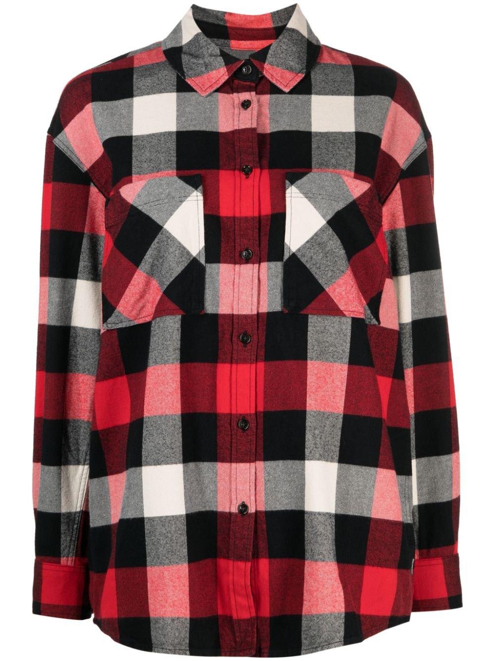WOOLRICH ALL-OVER PATTERNED BUTTON UP SHIRT