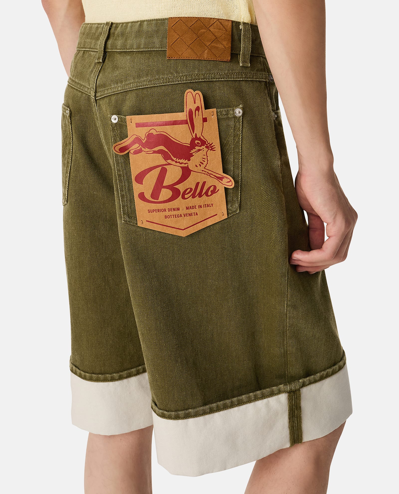 Bottega Veneta Short Pants Stone Washed