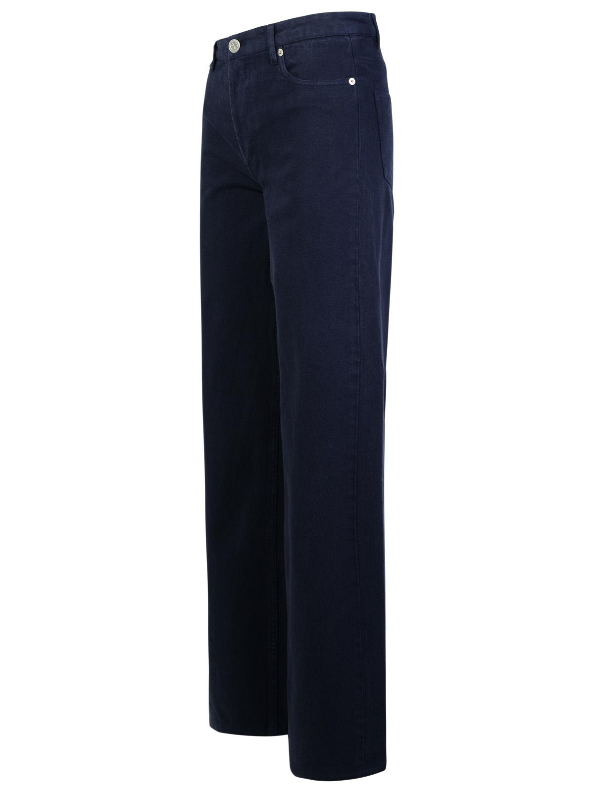 Apc Elisabeth Jeans In Blue