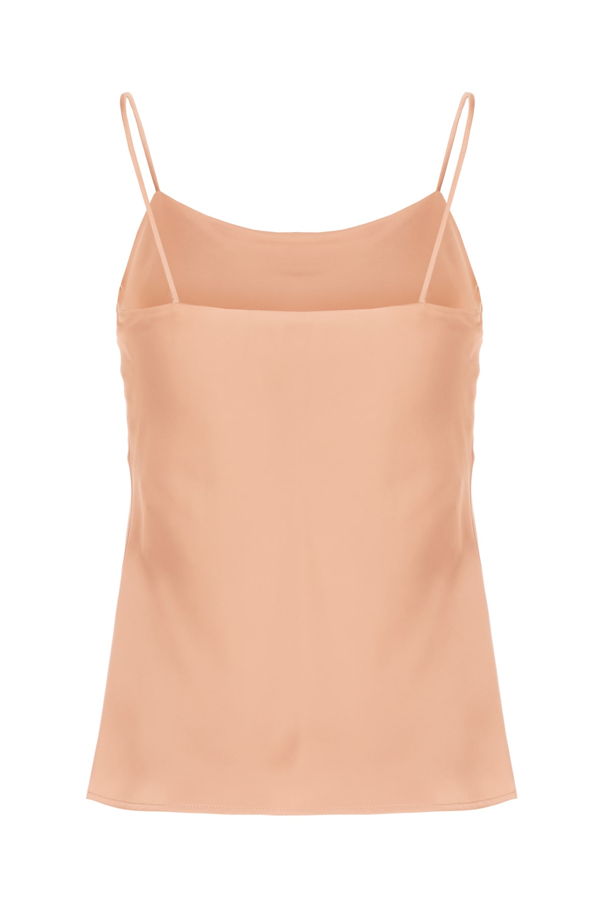 Herno Flowy Silhouette Spaghetti Straps Lightweight Fabric Top