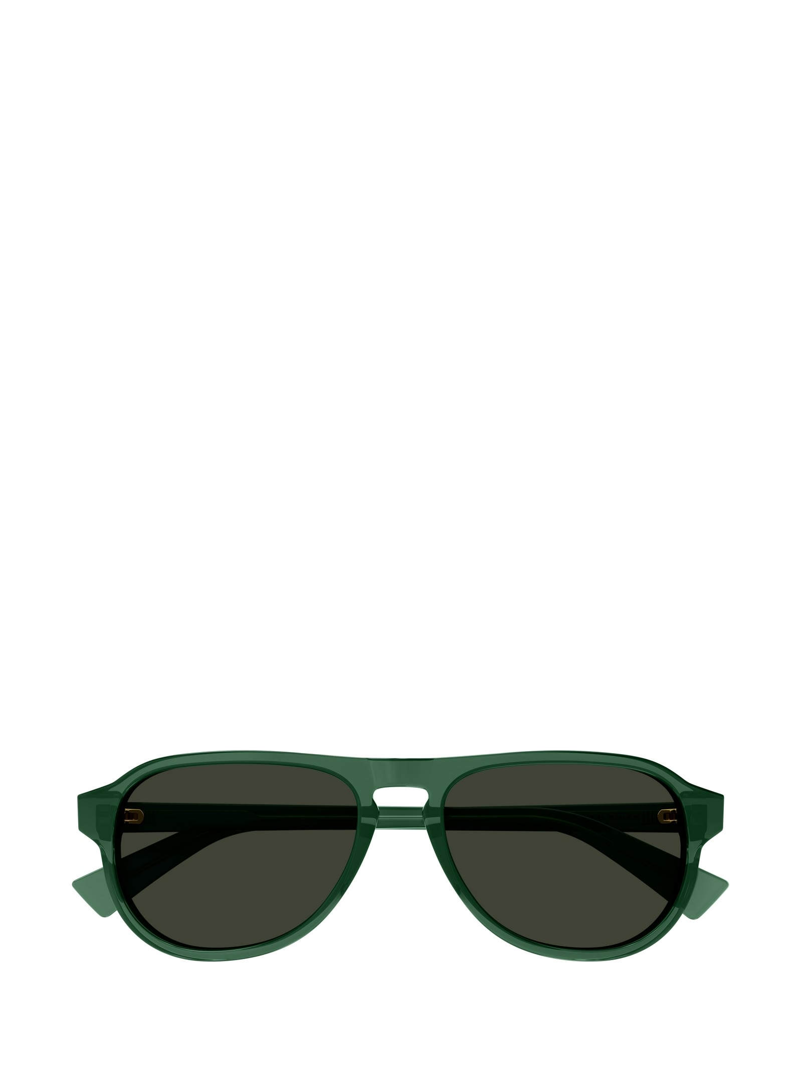 Shop Bottega Veneta Bv1292s Green Sunglasses