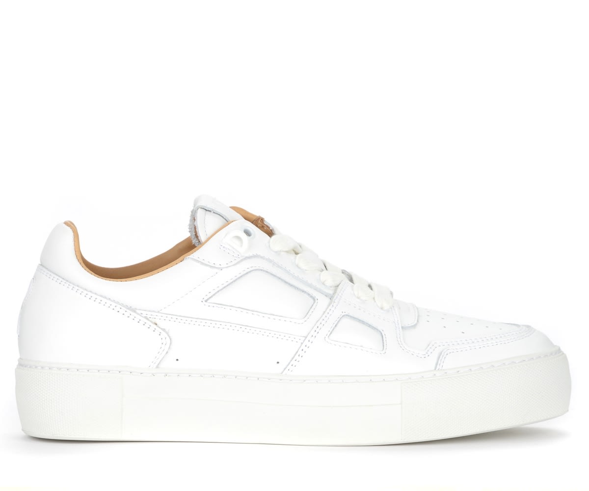 Ami Alexandre Mattiussi Ami Paris Low Top Sneaker In White Leather