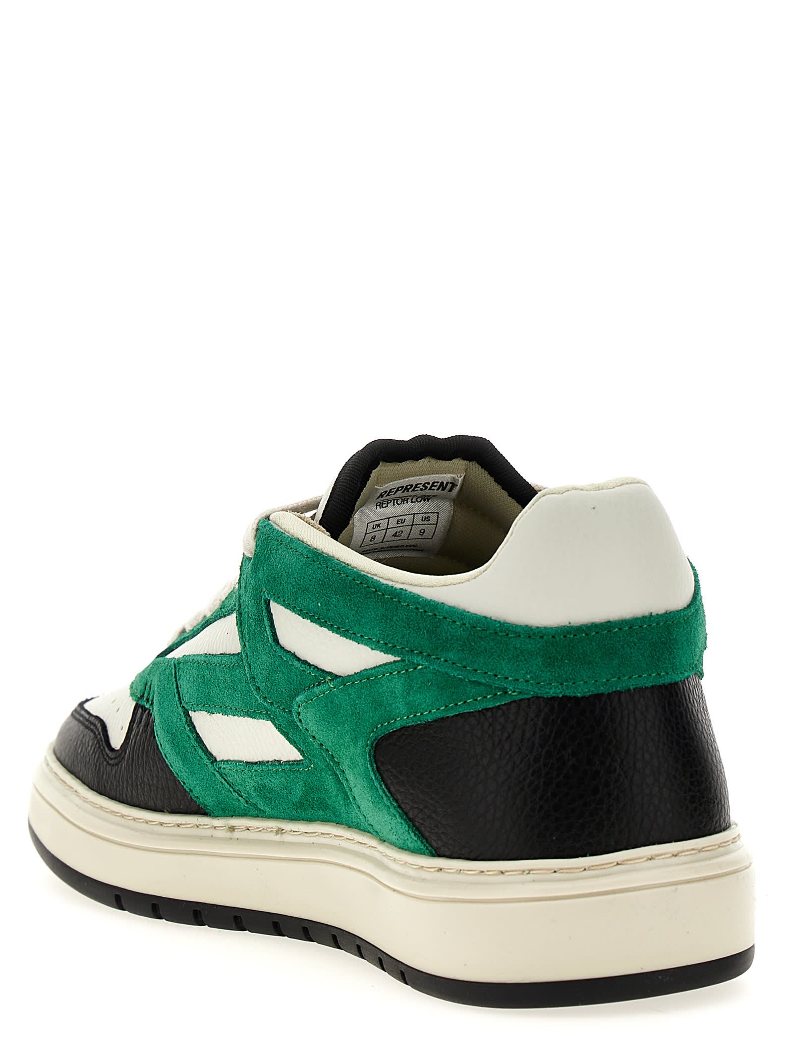 Shop Represent Reptor Sneakers In Green