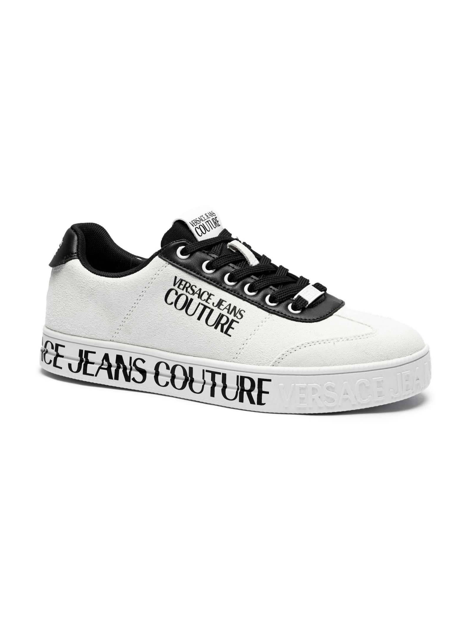 Versace Jeans Couture Fondo Court 88 Dis Sneakers. Sk6 In White