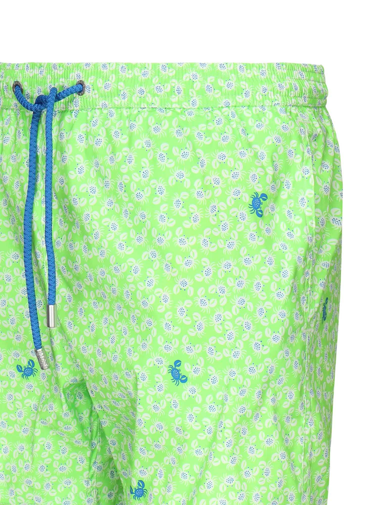 Mc2 Saint Barth Comfort Light Swim Shorts In Green
