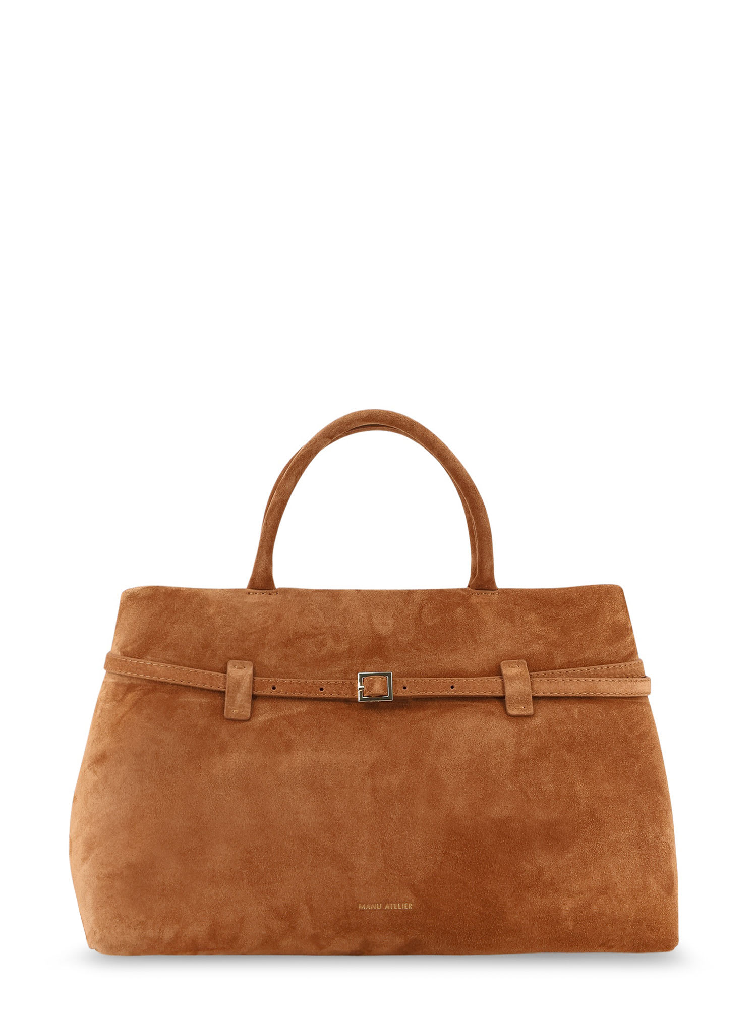Manu Atelier Le Cambon 35 Suede Shoulder Bag