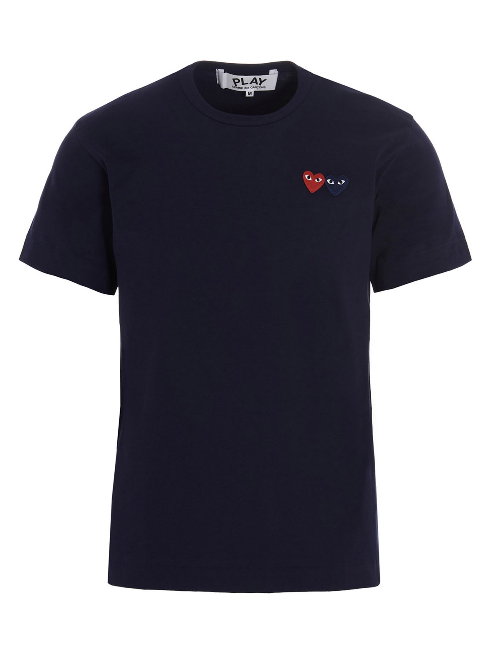 COMME DES GARÇONS PLAY DOUBLE HEART T-SHIRT 