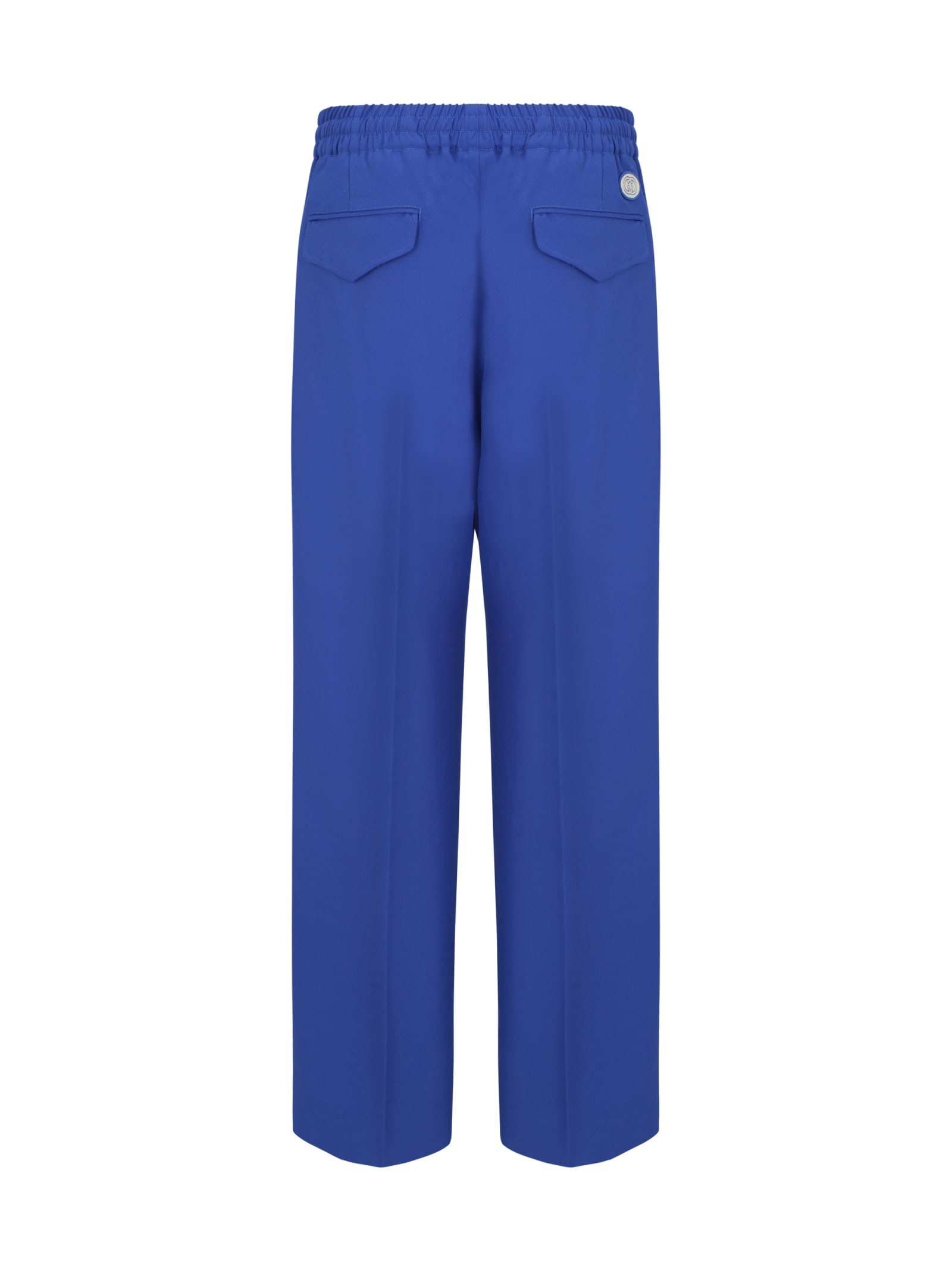 Shop Gucci Sweatpants In Blue