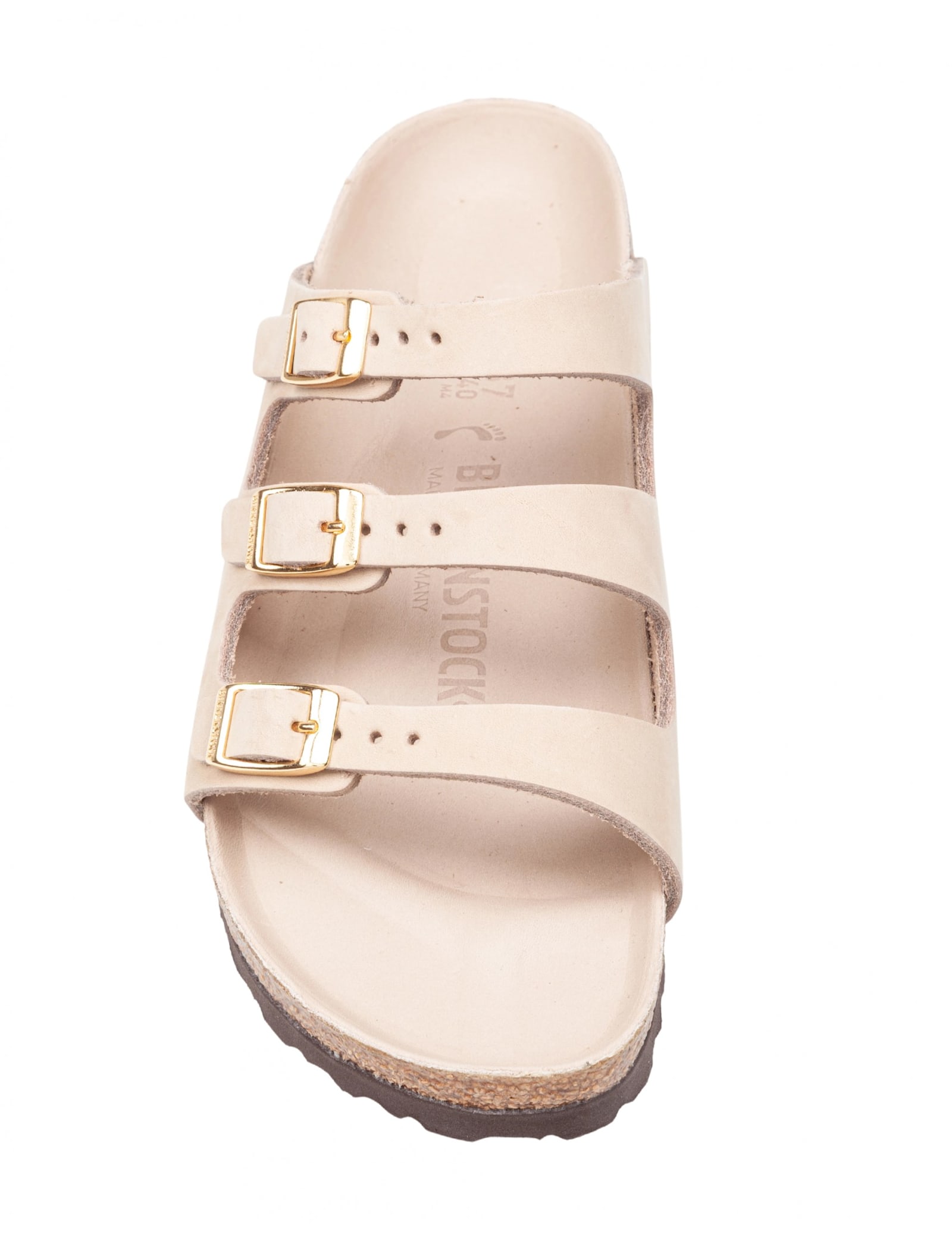 Birkenstock Florida Sandal In Sand Leather In Neutral