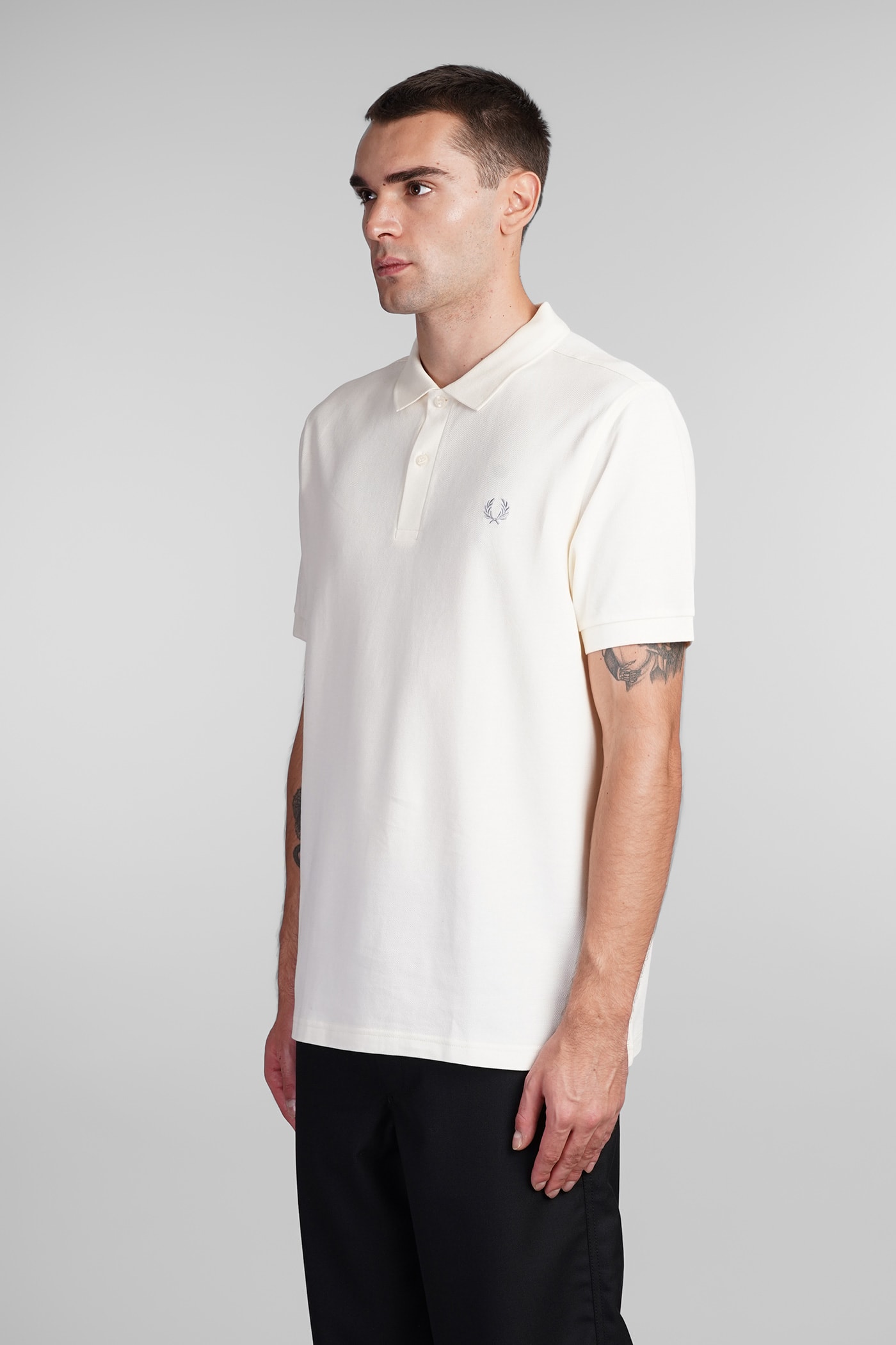 Shop Comme Des Garçons Shirt Polo In Beige Cotton