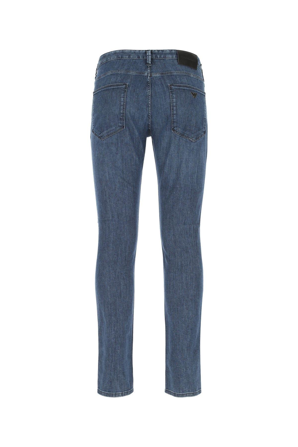 Shop Emporio Armani Stretch Denim Jeans