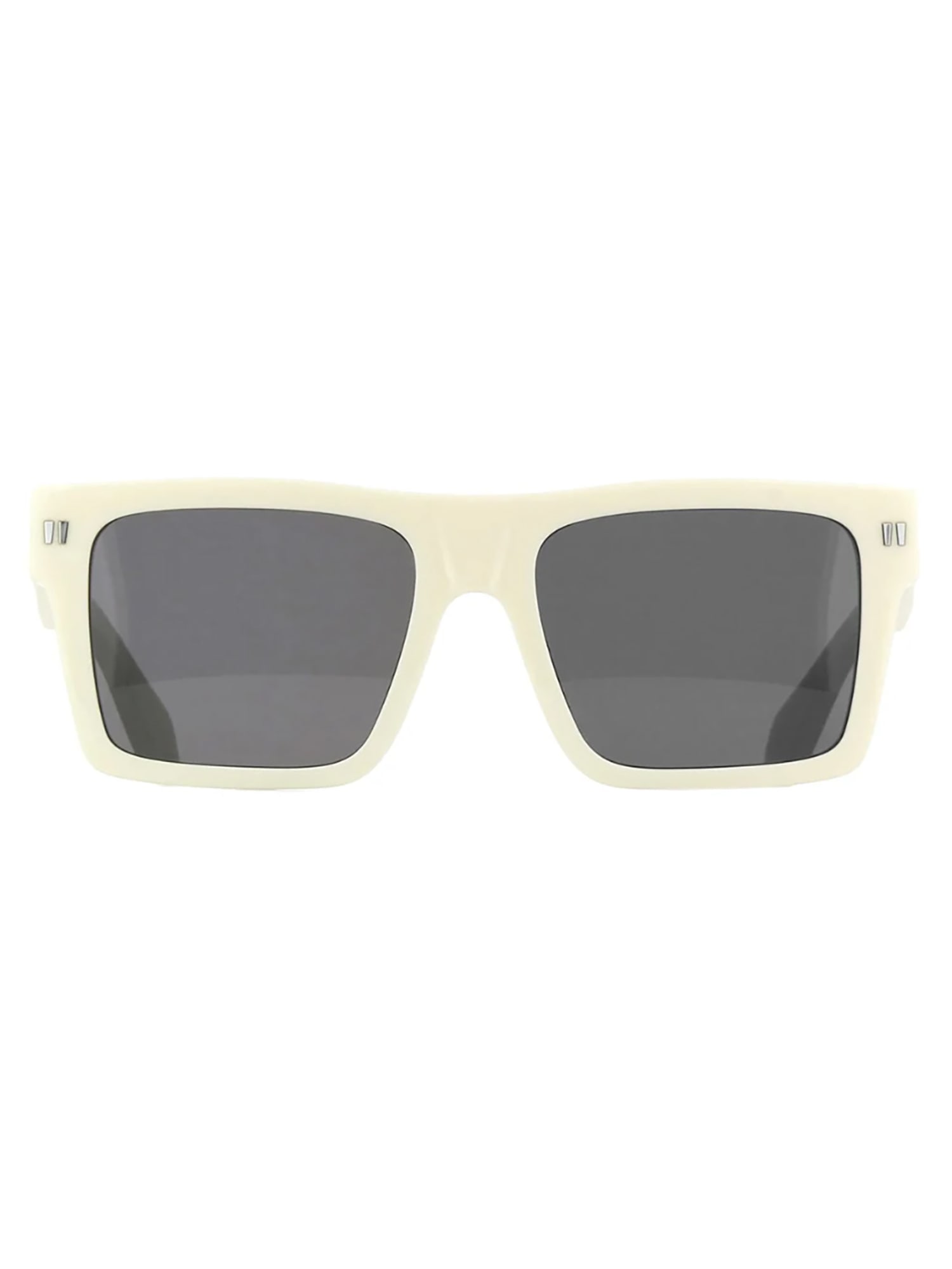 Shop Off-white Oeri109 Lawton Sunglasses In White
