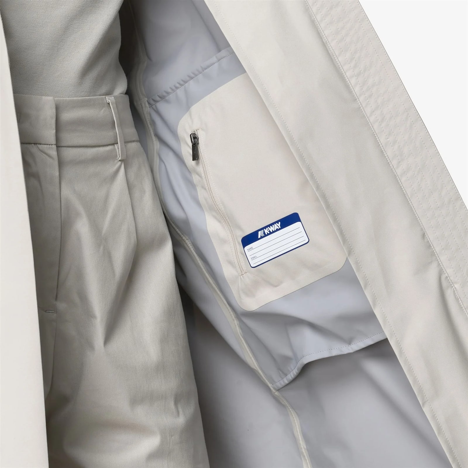 K-way Barbra Stretch 2l In Gray