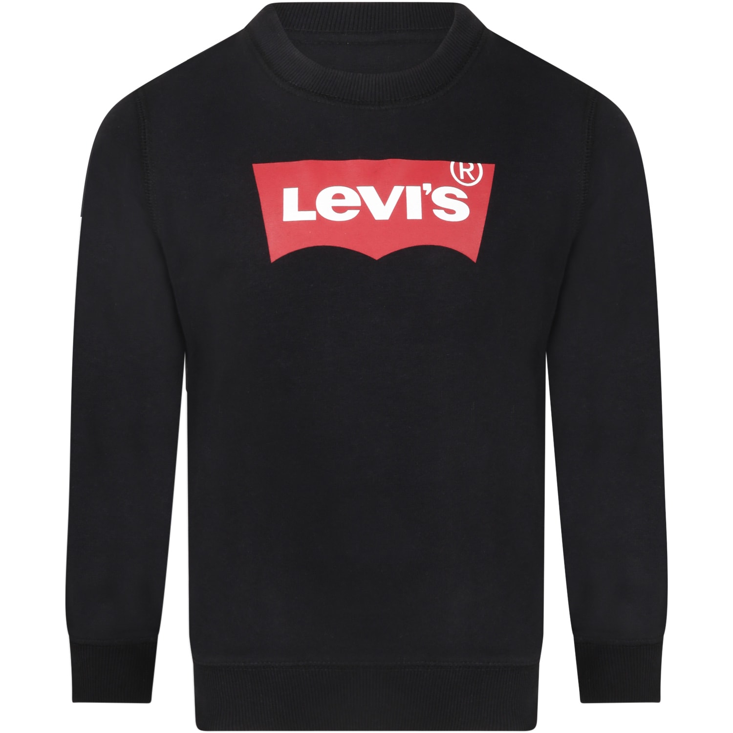 Levis Black Sweatshirt For Kids With Logo