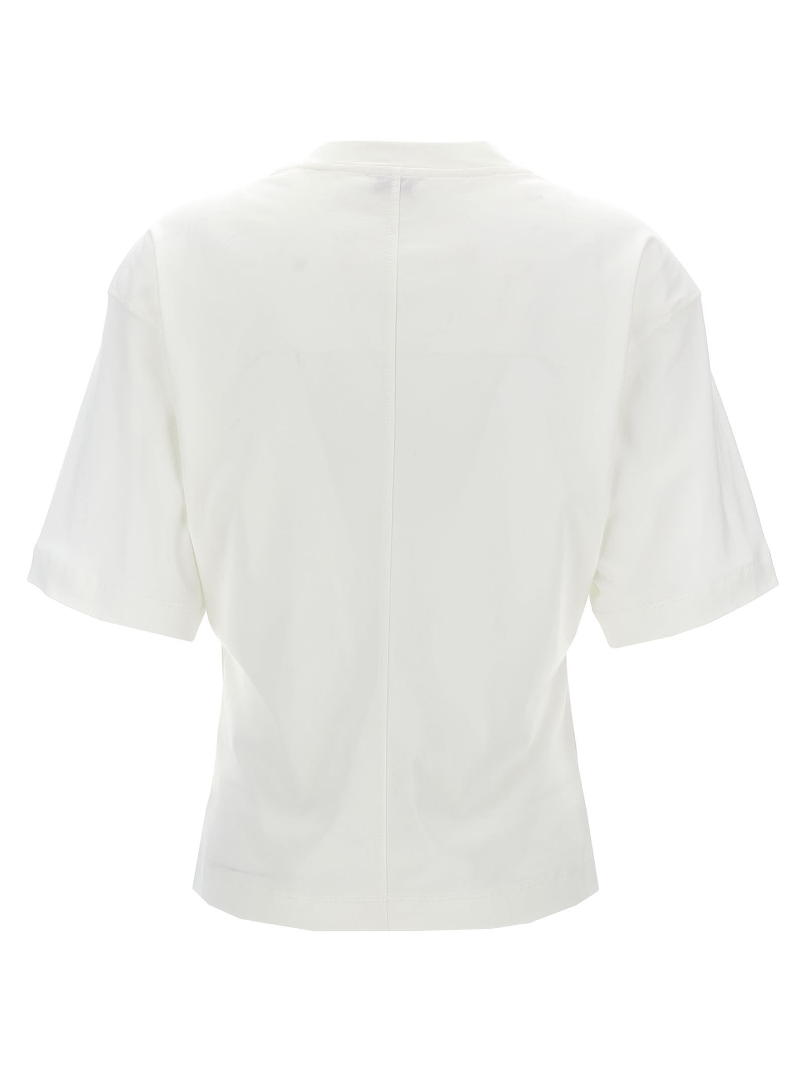 Shop Brunello Cucinelli Monile Flower T-shirt In White