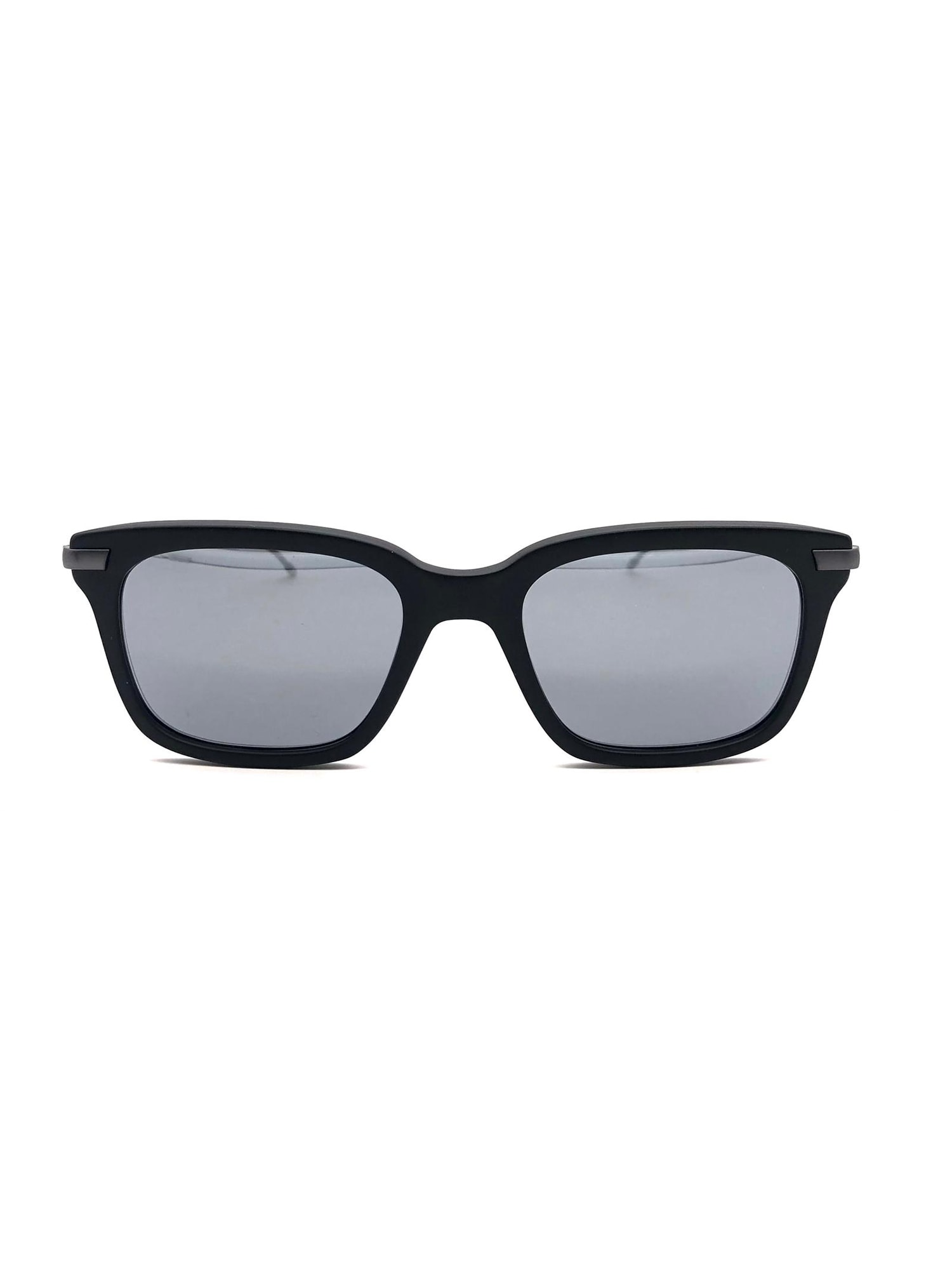 Shop Thom Browne Ues701a/g0003 Sunglasses In Black/charcoal