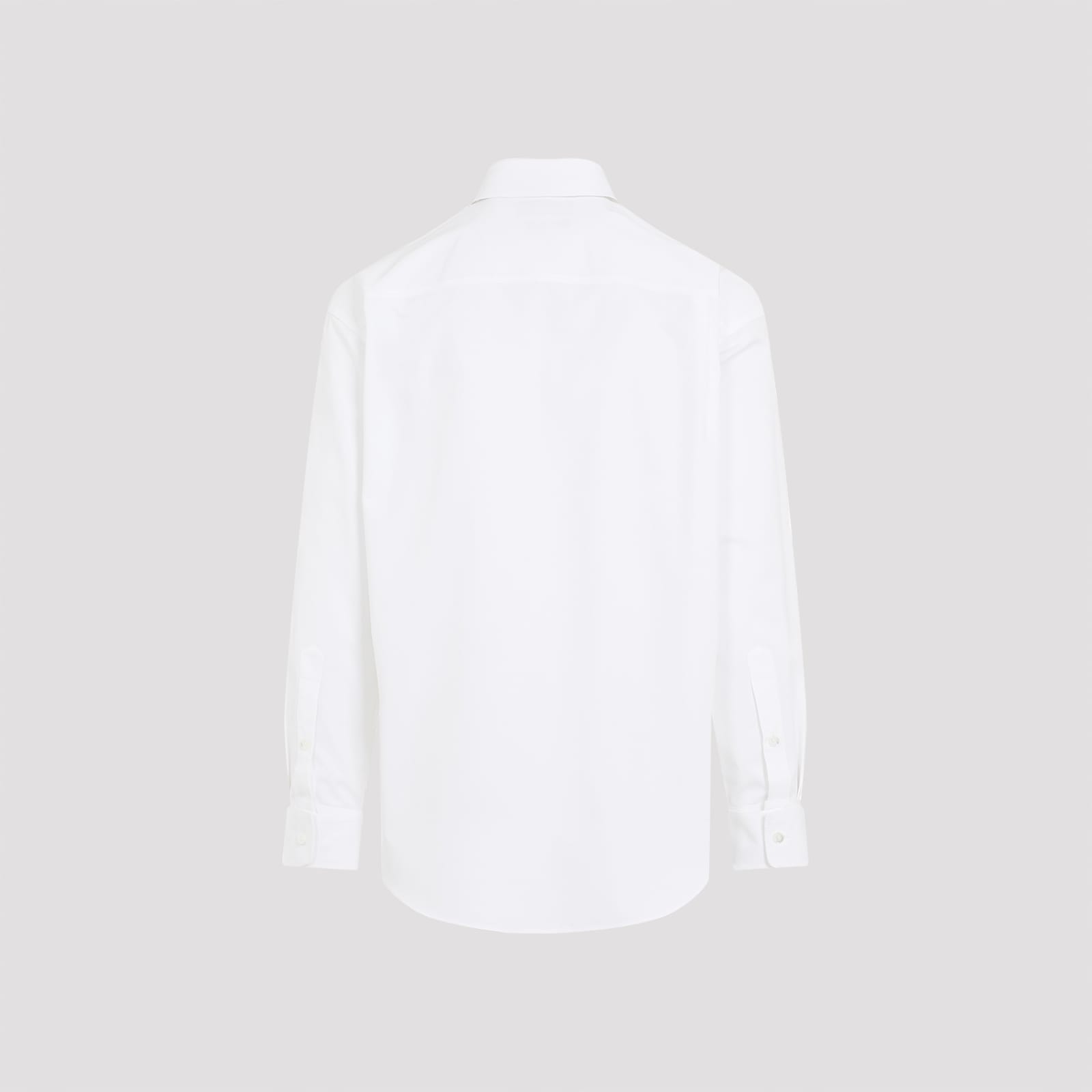 Shop Gucci Cotton Shirt In White