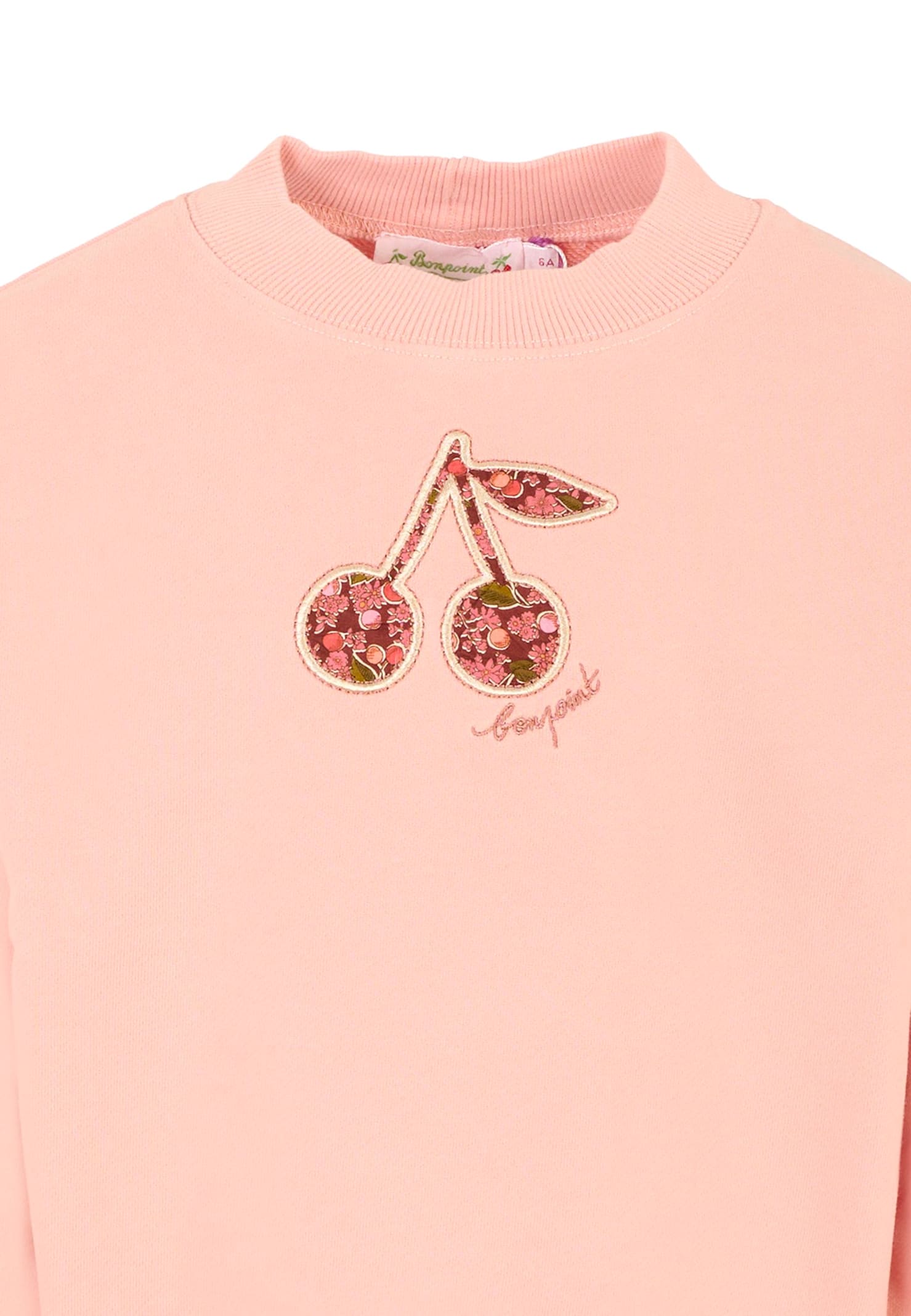Bonpoint Floral-cherry Sweatshirt In Multi
