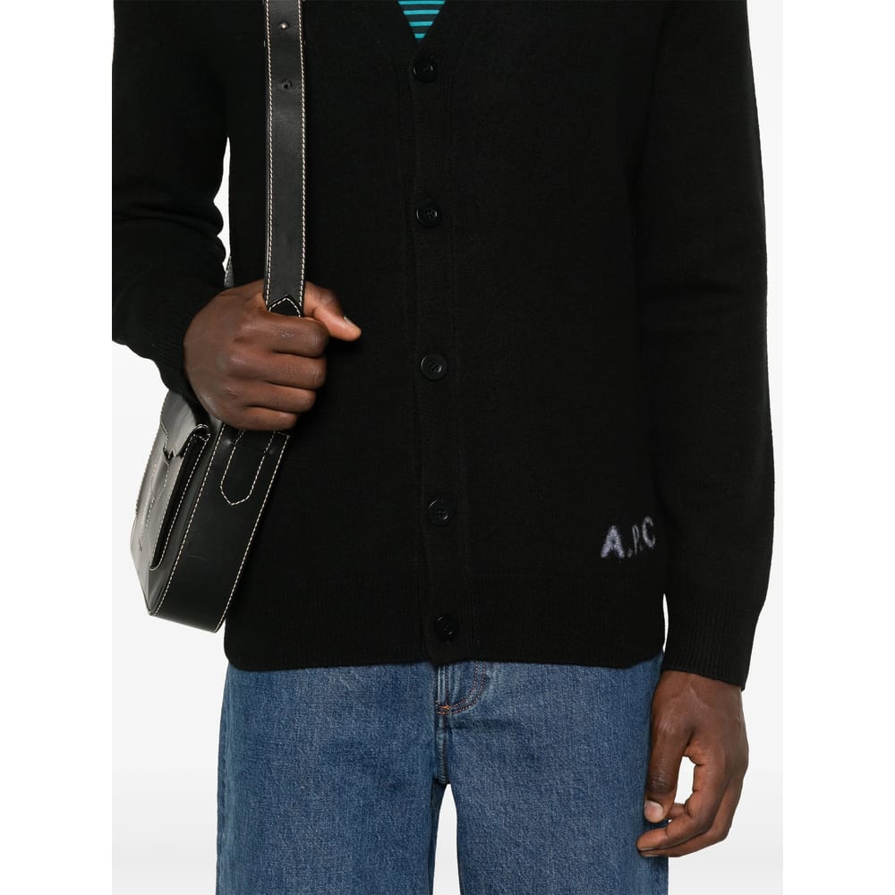 Apc A.p.c. "kenny" Cardigan In Black