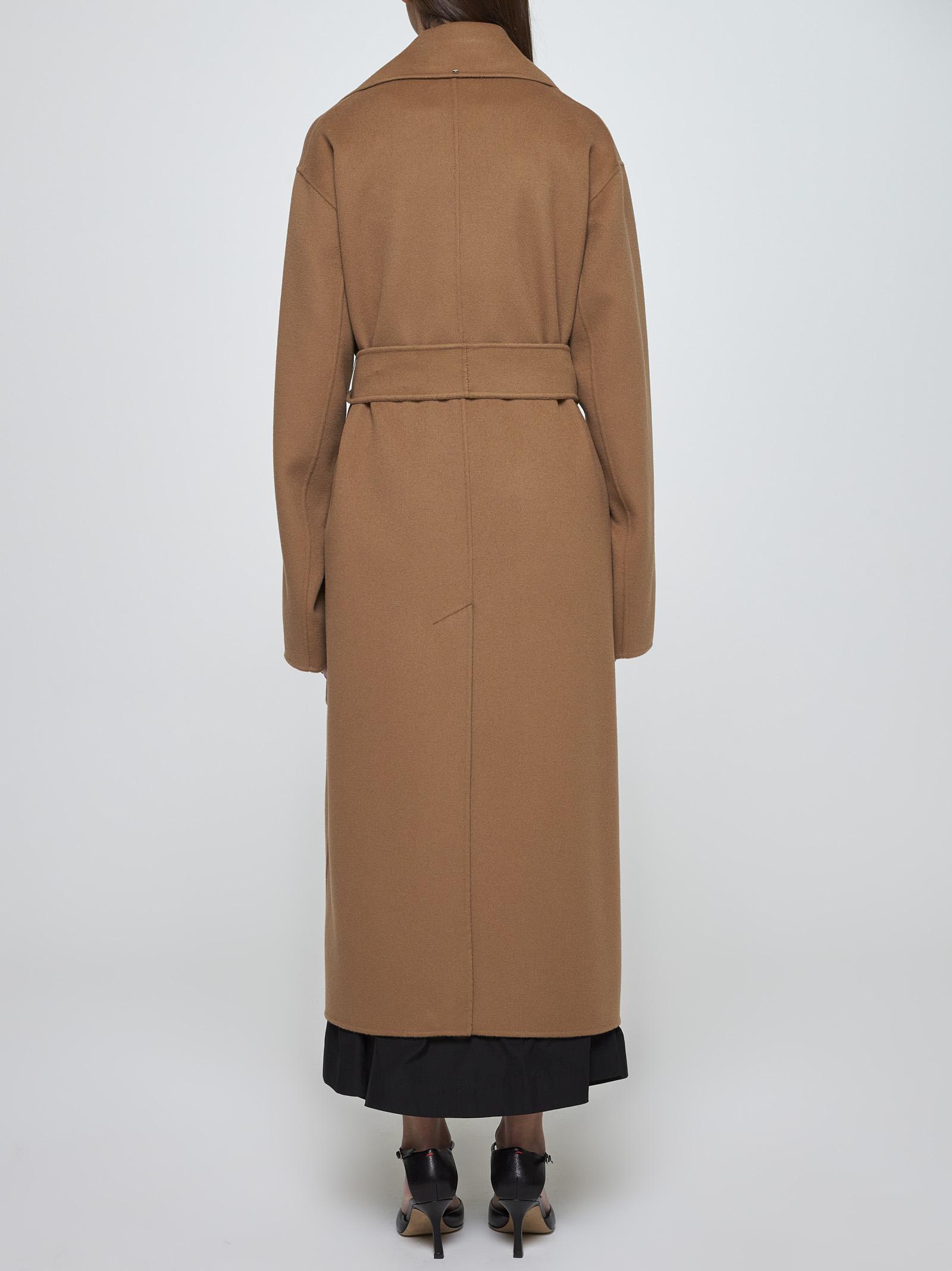 SPORTMAX VELENO BELTED WOOL COAT 