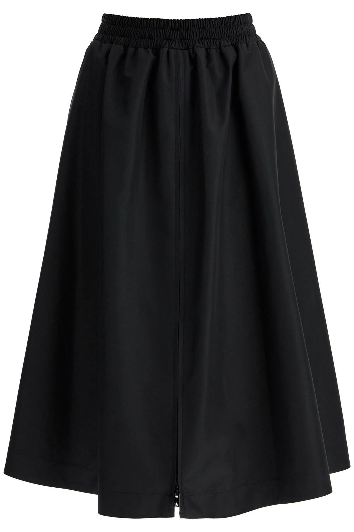 Nylon Midi Skirt