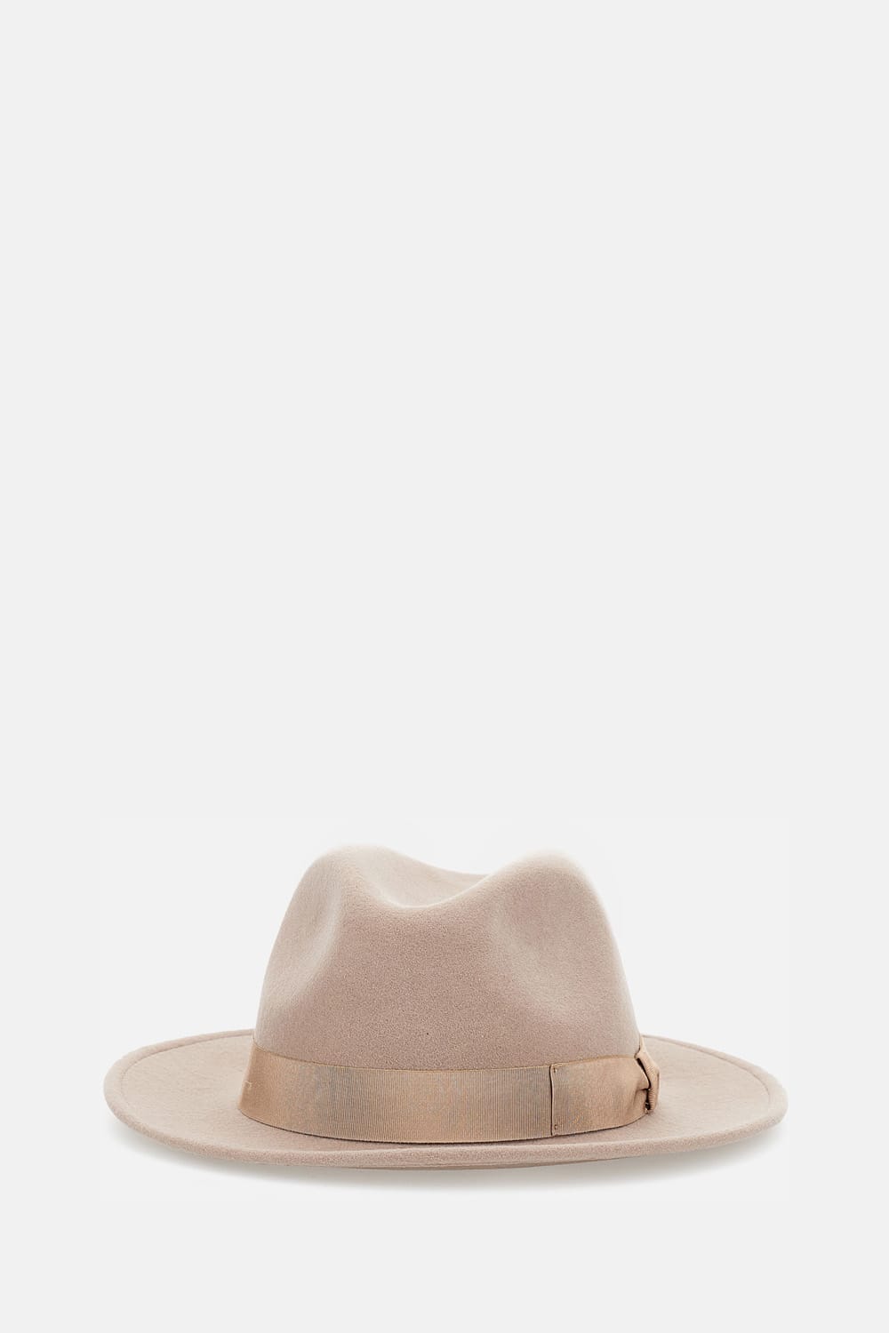 Borsalino Federico Ribbon-trim Hat In Brown