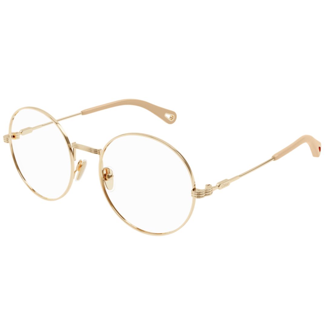 Chloé Ch0179o002 Gold Gold Transparent In Gold