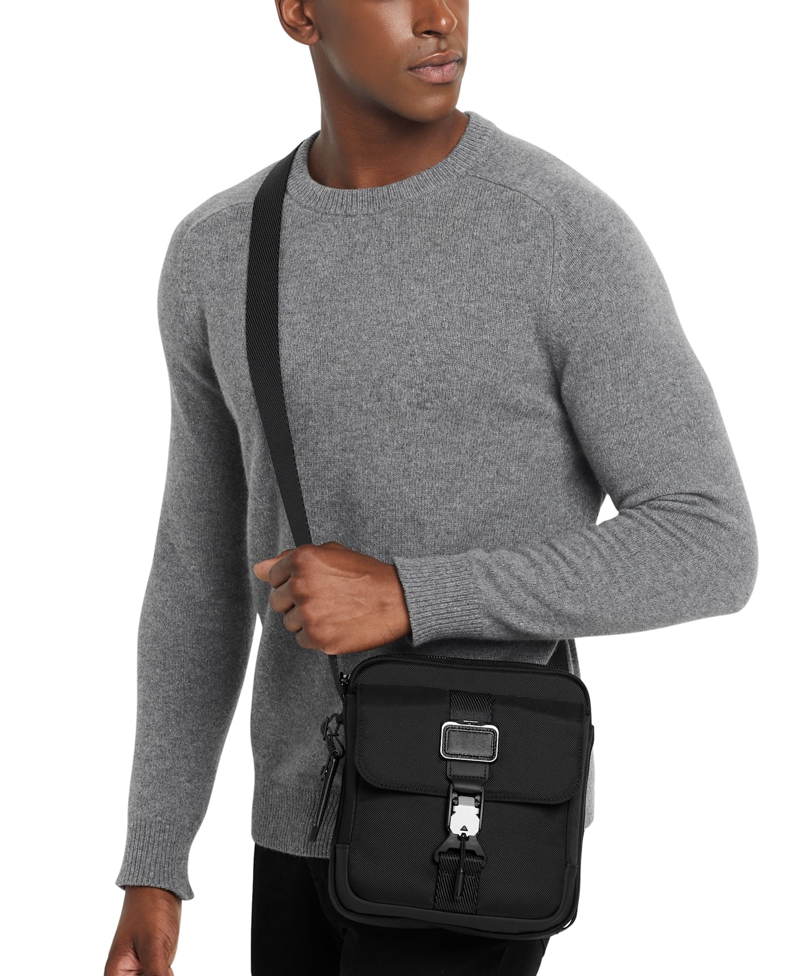 Shop Tumi Junior Crossbody In Black