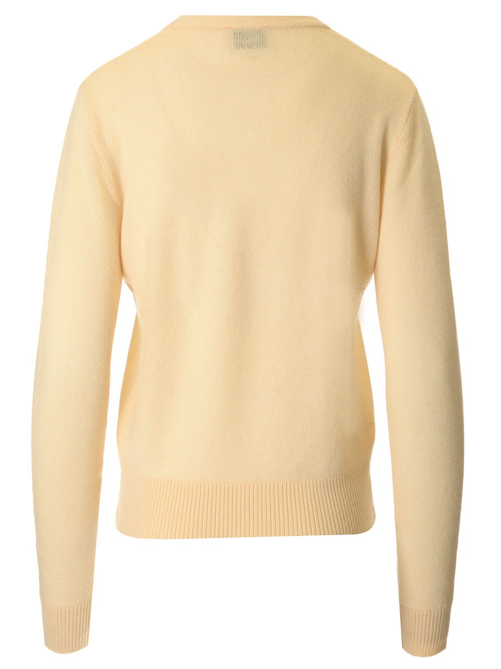 Shop Forte Forte Brushed Wool Sweater In Beige