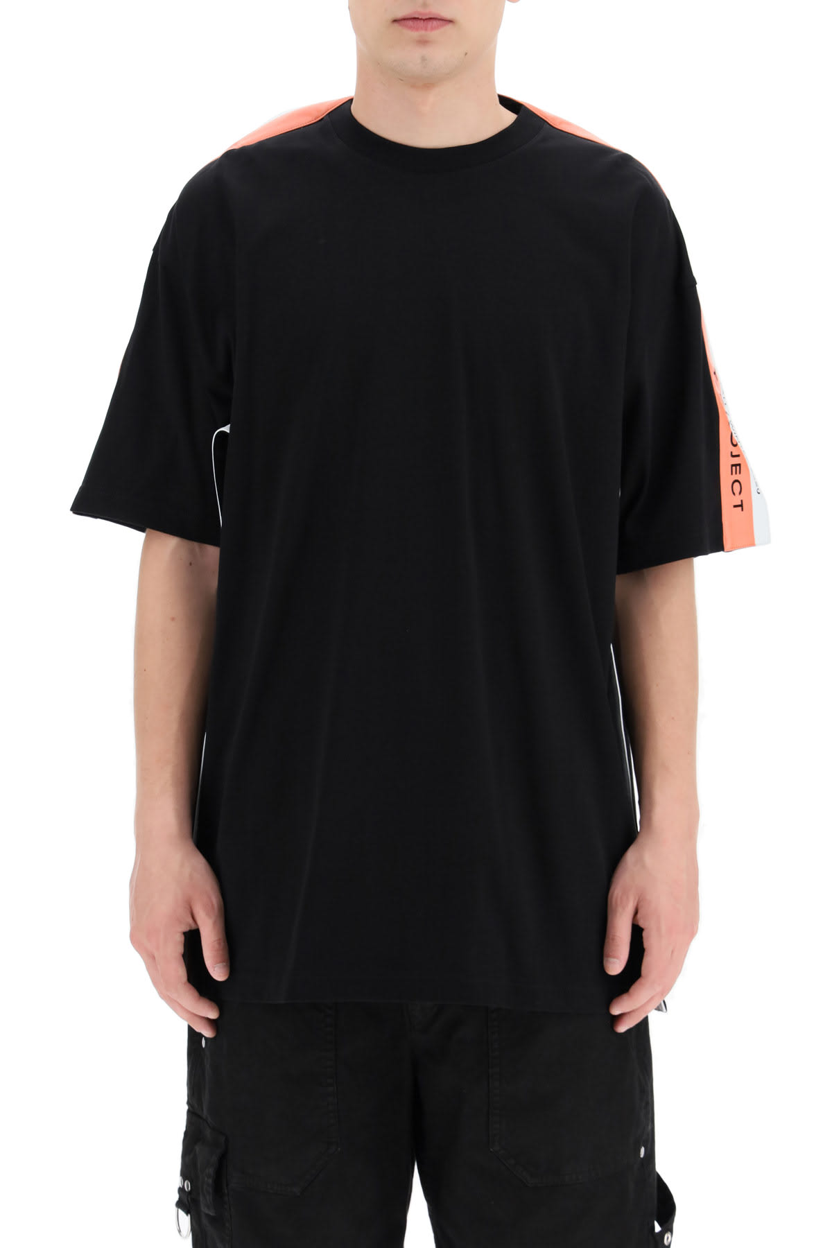 Y/PROJECT T-SHIRT WITH TWO-TONE BANDS