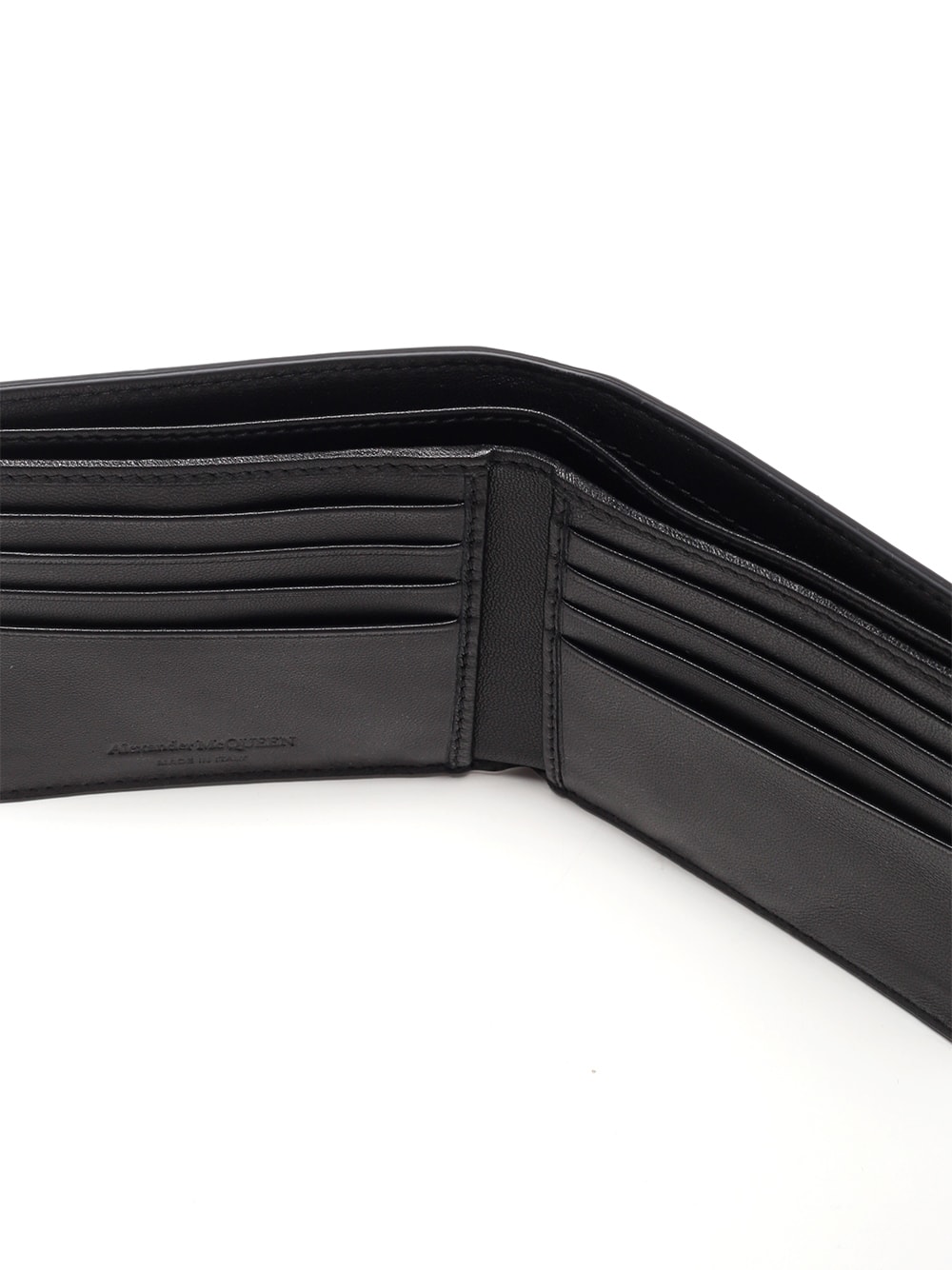 Shop Alexander Mcqueen Black Bifold Wallet