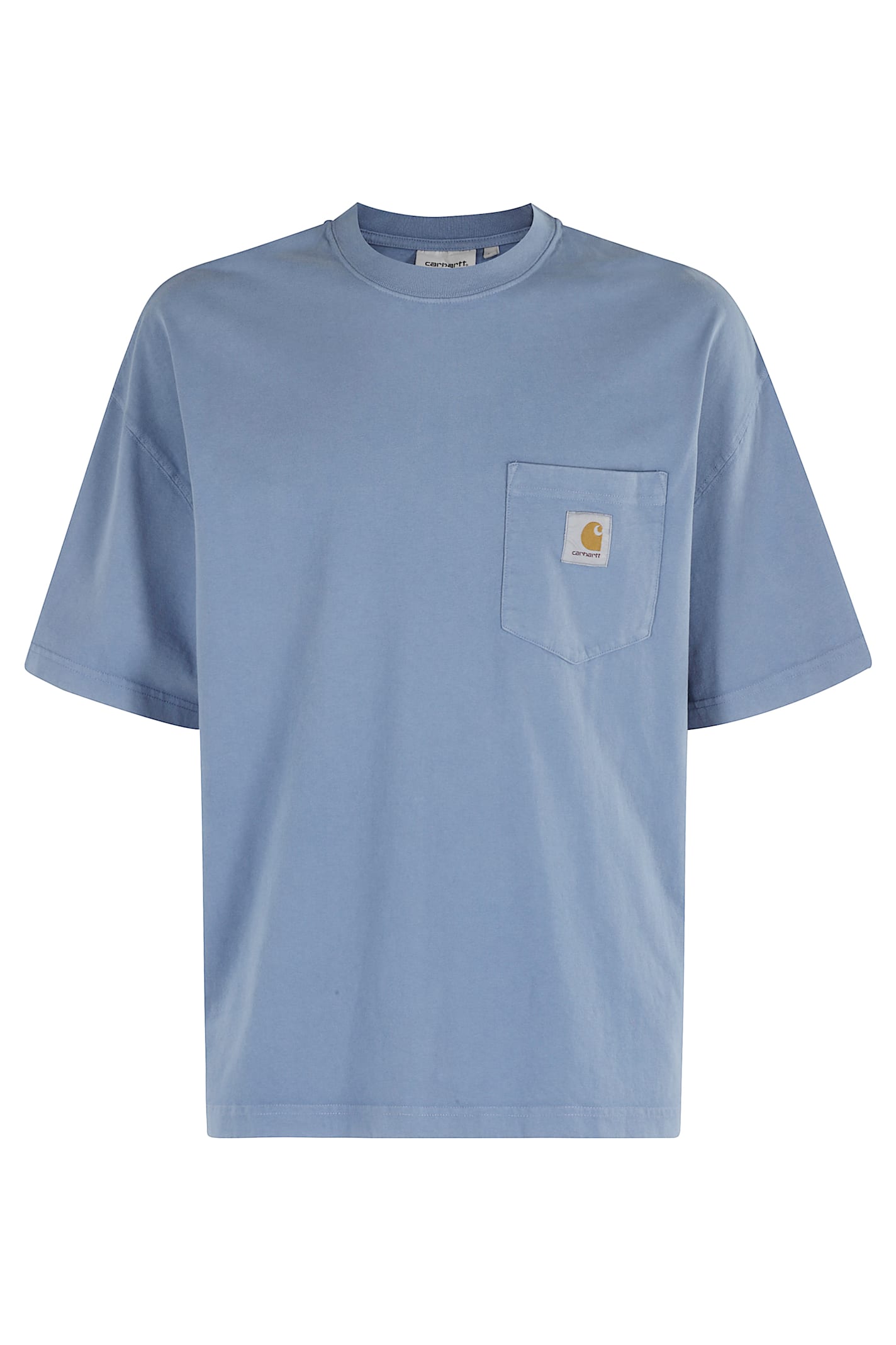 Carhartt Wip Short Sleeves Hudson Pocket T-shirt In Blue