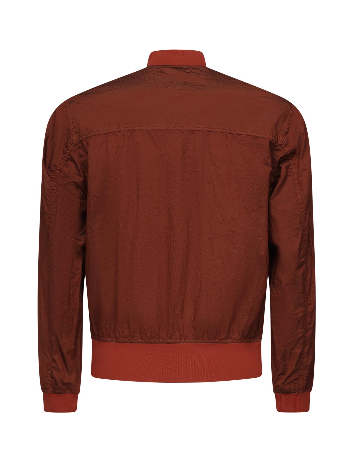 Stone Island Nylon Metal Bomber Jacket In Brown