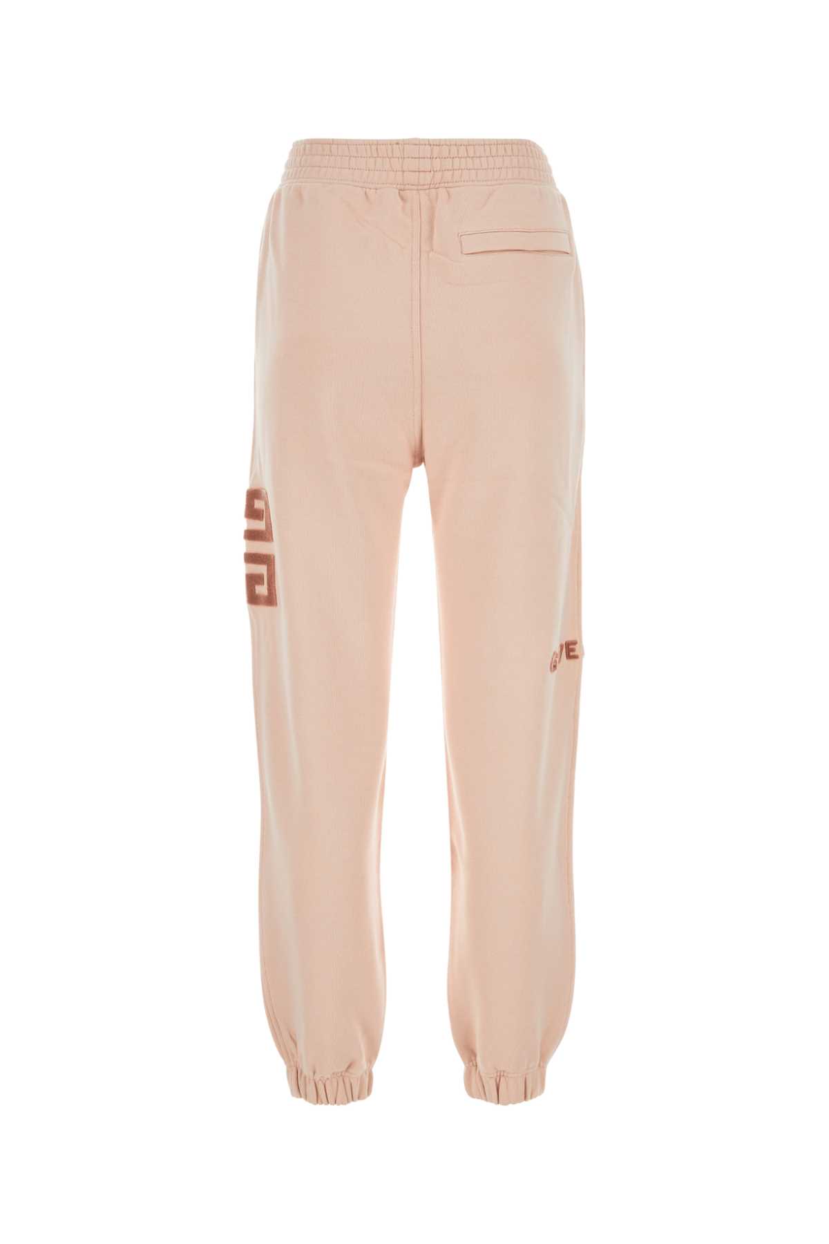 Givenchy Pink Cotton Joggers In Blushpink