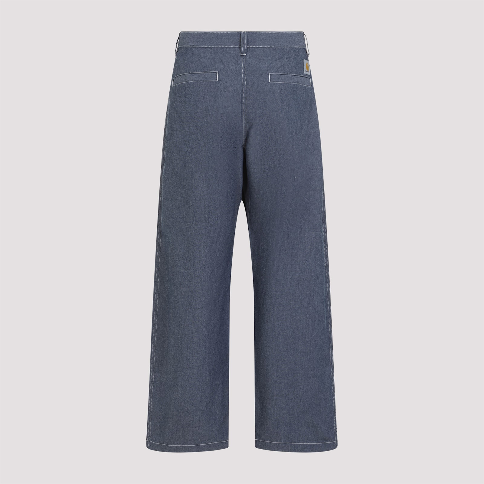 Carhartt Blake Pants With Front Dart And Loose Tapered Fit In Blue